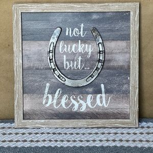 Blessed Lucky Horseshoe Wall Decor